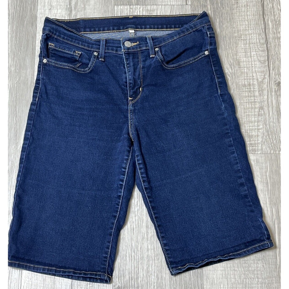 Levi's Women's Bermuda Jean Shorts Blue Size 30